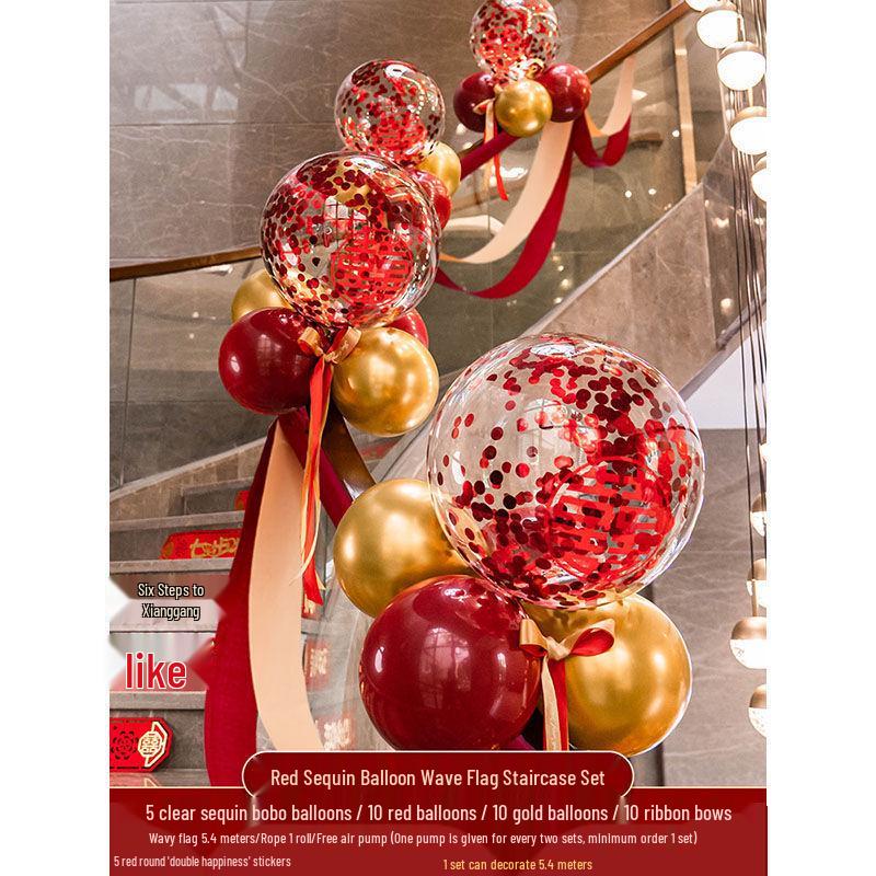 Wedding Handrail Decor: Stair & Balcony Floral Accents for Venue Styling