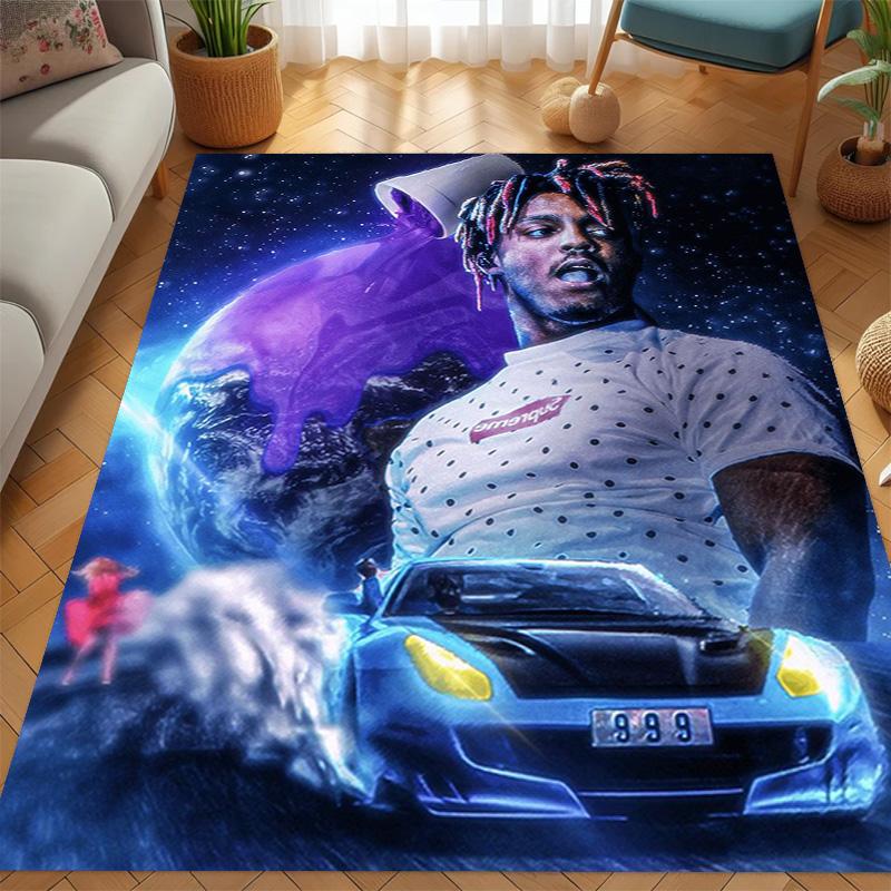 Juice Wrld: Legacy Sound Carpet Suitable for All Seasons Living Room and Bedroom Mats Art Bathroom Mat Office Chair Cushion