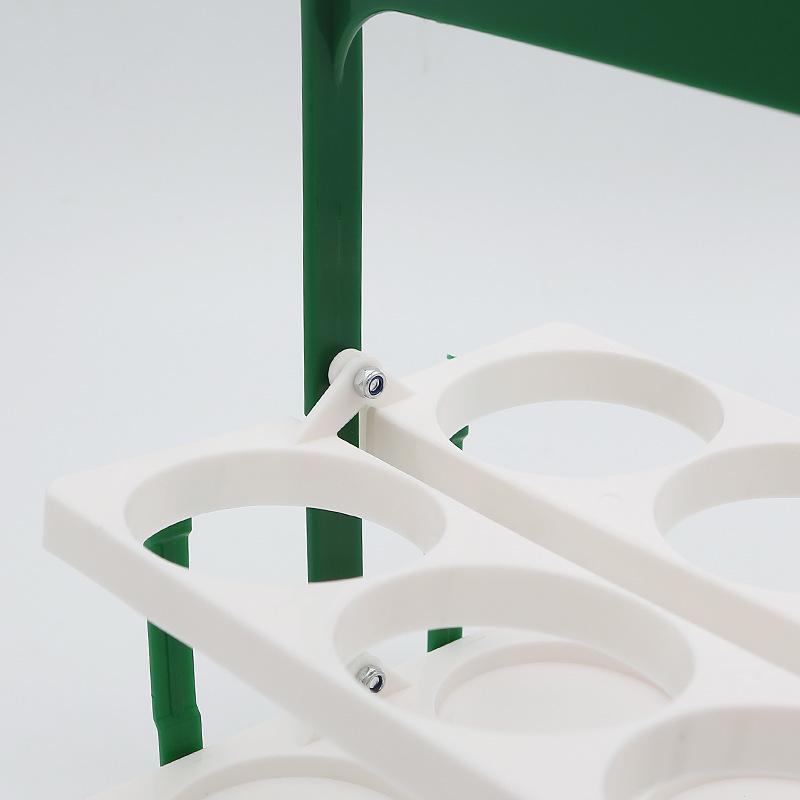 Two-Tone Foldable Beer & Wine Carrier | Portable Outdoor Rack & Storage Basket