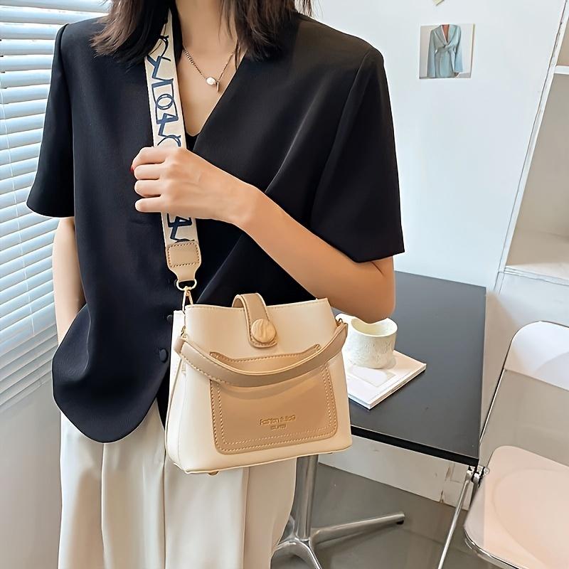 Mini Fashion Umhängetasche, Trendige Schulter-Bucket-Bag, Damen Freizeit Handtasche & Geldbörse