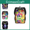 Dandy Game World Cartoon Cute Character Printed Student Backpack For Children