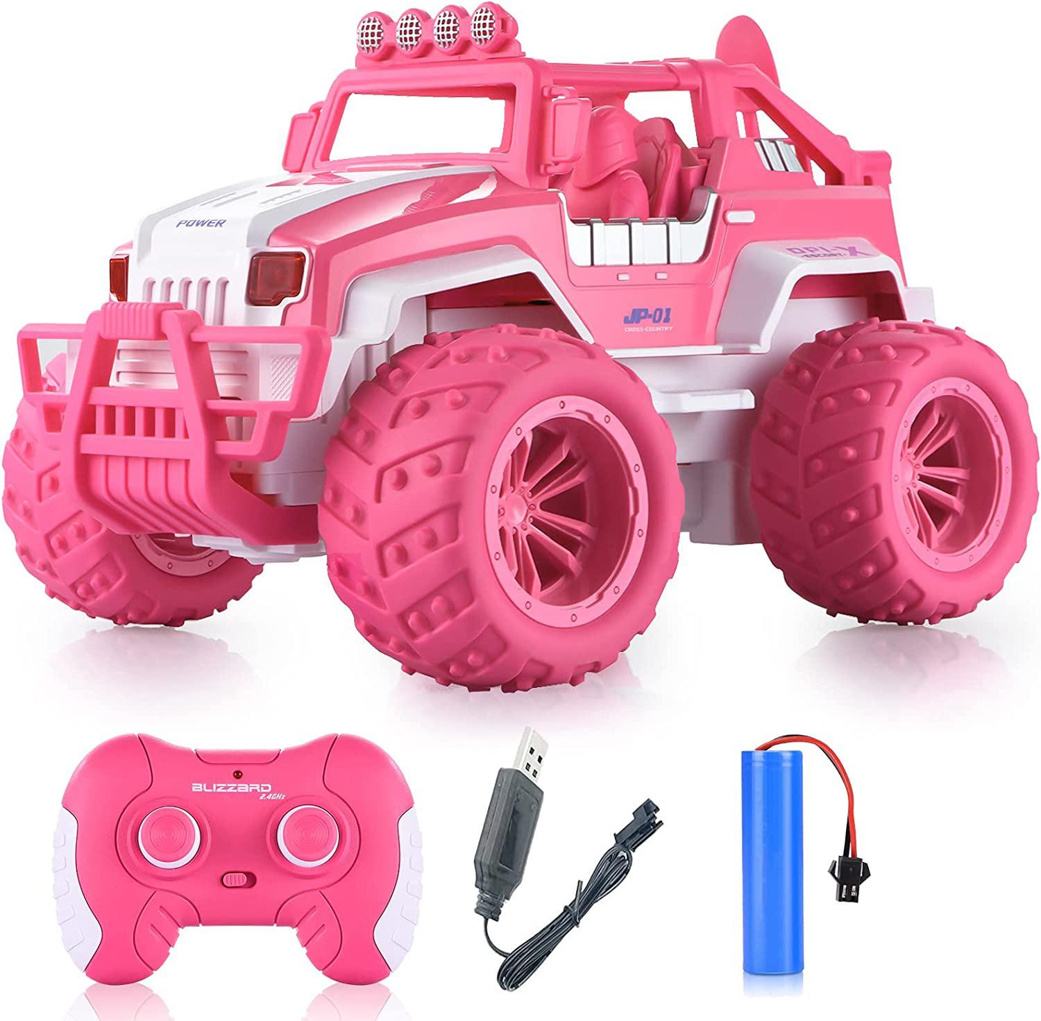 

1:12 Remote Control Off-Road Vehicle Pink Girl Remote Control Car Oversized Climbing Car Children S Toys Car Gifts 1:12