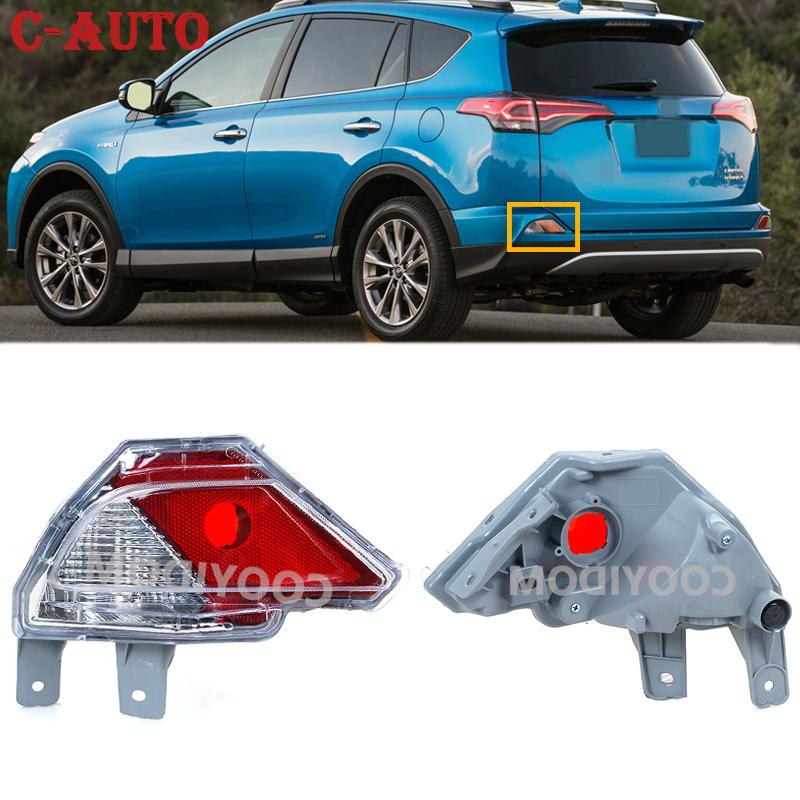 Rear Bumper Reflector Stop Tail Fog Light Turn Signal Brake Parking warning Lamp For Toyota RAV4 2016 2017 2018 2019 USA Version