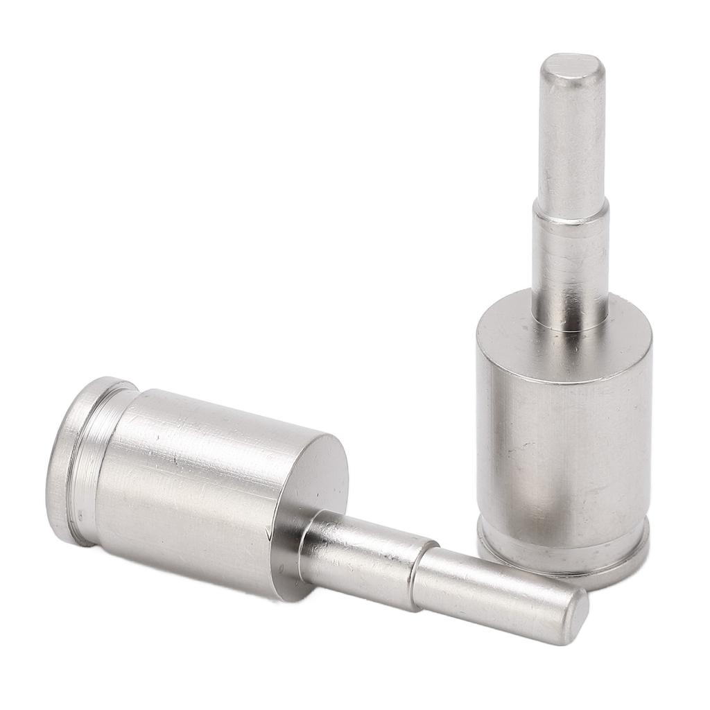 2pcs Wire Gauge Reducer 4GA To 8GA Audio Amp Input Adapter Amplifier Connection Brass Nickel Plated