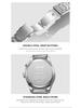 Large Dial LED Quartz Waterproof Business Watch for Elderly Men - Luminous and Stylish Timepiece