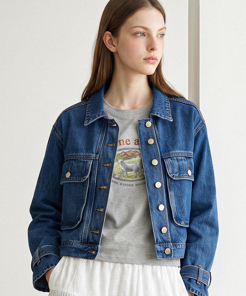 FOREVER21 Back Banding Simple Crop Long Sleeve Jacket (Ftdcjk022)