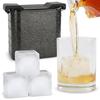 Ice Cube Maker 2ct Cubes - Square Ice Cube Mold Box  Silicone Large Whiskey Ice Cube Mold 1pk Set with Container