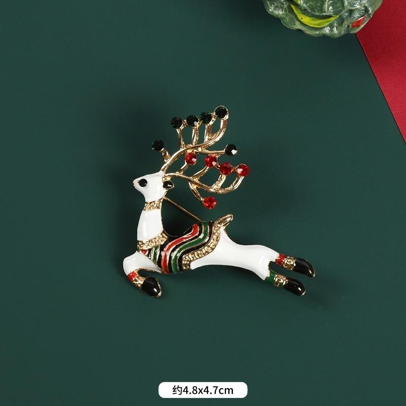 Weihnachtsbaum-Brosche neu trendy retro hochwertig Damenanzug Pullover Korsage exquisite Weihnachts-Pin-Accessoires