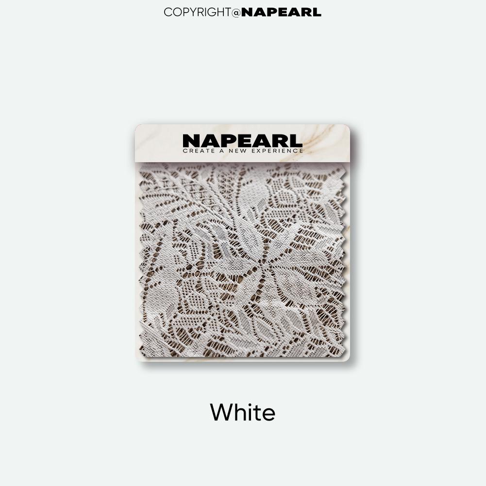 

1 шт. NAPEARL, белый прозрачный тюль в европейском стиле, марлевые оконные шторы, кружевная занавеска для свадьбы, домашний декор W100cm x L130cm