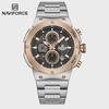 Man Quartz Watch Luxury Luminous Chronograph Wristwatch Stainless Steel Waterproof Men Date Calendar Clock
