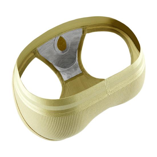 Men Briefs Mid-rise Elastic Waistband Solid Color U-Convex Panties High Elasticity Soft Breathable Slim Fit Underwear