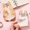 2026 Cartoon Dog Cat Card Insert Desk Calendar Monthly Planner With Wooden Base Desktop Decor For Monthly Schedule Organizer
