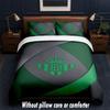 Real Betis Football Design Bed Bedding Set 1 Duvet Cover + 2 Pillowcases Soft Breathable Household Bed Linens
