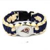 Handgeflochtenes NFL Paracord-Armband für Herren - 32 Teamoptionen für europäische & amerikanische Sportler