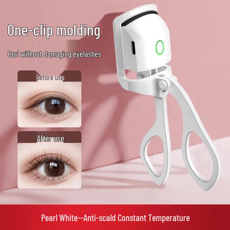 

Long-Lasting Heated Electric Eyelash Curler with Rechargeable Curling Iron