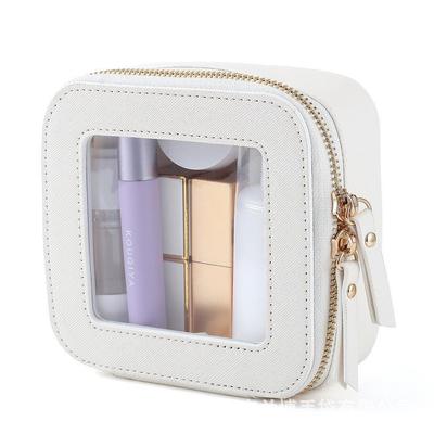 Transparent Waterproof Travel Cosmetic Bag - Portable Makeup Storage Box