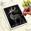 DIY Sika Deer Pearl Art Painting for Adults/Beginners Gift Home Decor Pearl Gem Paintings Picture Arts Craft 30x40cm Without Frame