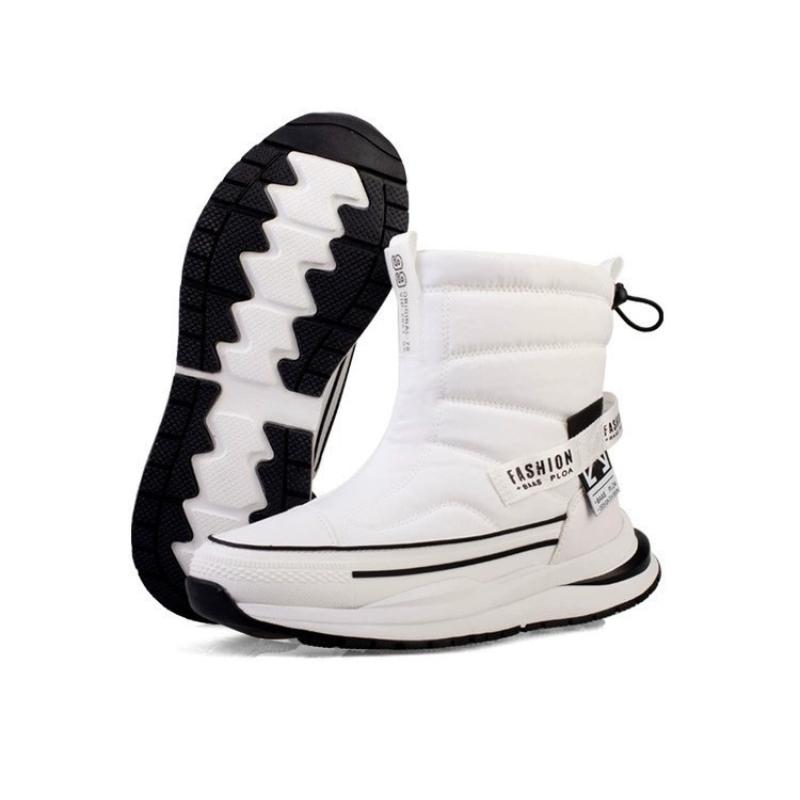 

Men s and Women s Winter Thickened Padded Waterproof Comfortable Warm Anti Cold Lightweight Hiking Waterproof Non-slip Thick Sole Snow Boots 44