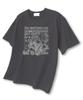 TI.GLAKE Riders Club Oversized Short Sleeve T-Shirt Dark Gray