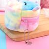 Colorful 3D Round Plush Coin Bag for Lipstick & Cables