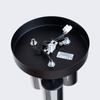 Spot Sufitowy Czarny Okrągły Potrójny Chromowane Klosze 3Xgu10 10W Winx Sl.1369 Sollux Lighting