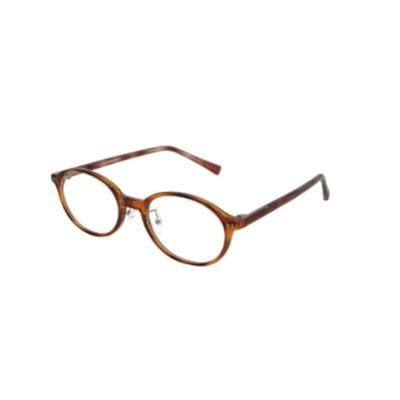 Unisex Simple Round Retro PVC Style Glasses