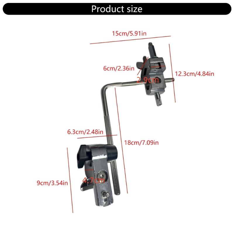 Quick Releasing Cymbal Stand Adjustable Height Metal Texture Multilayer System for Live Shows and Studio Recordings