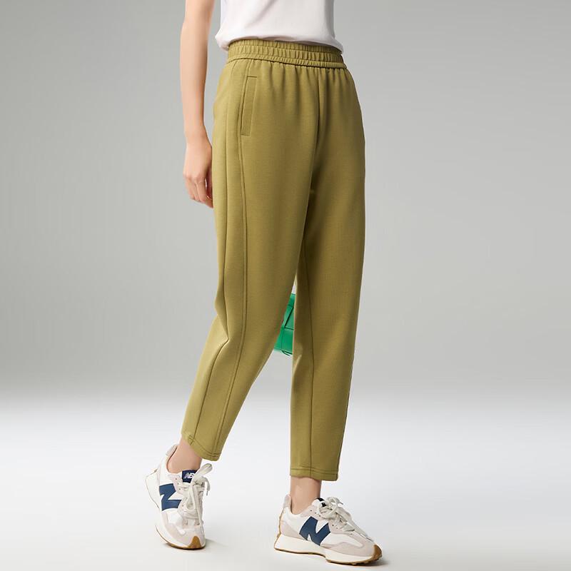 Damen Hochtaillierte Cropped Tapered Hose