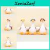 Adorable White Goose Plush Toy Keychain Cartoon Duck Doll Backpack Charm