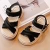 Girls Summer Flat Sandals Princess Shoes Versatile Stylish Beach Shoes Wading Shoes