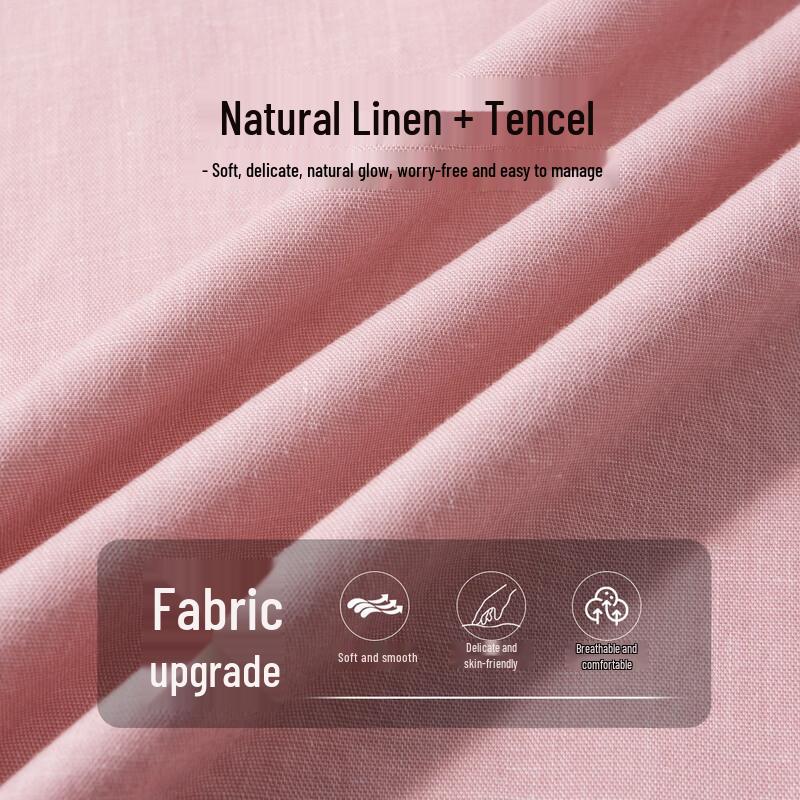 Hodo Men's Lightweight Linen & Tencel Blend Long-Sleeve Shirt