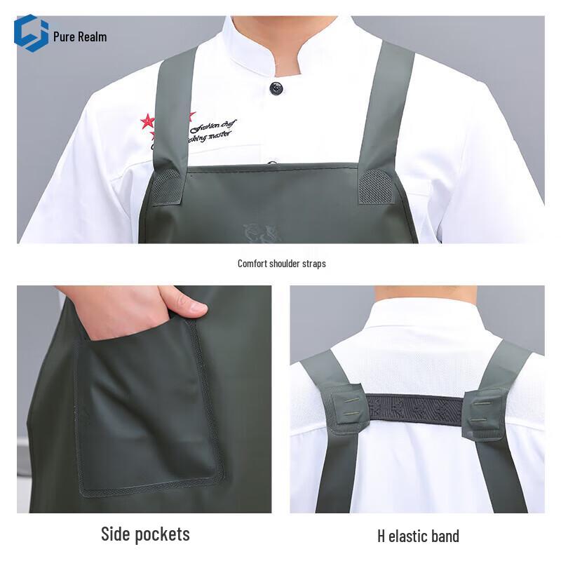 Heavy-Duty PU Waterproof Work Apron
