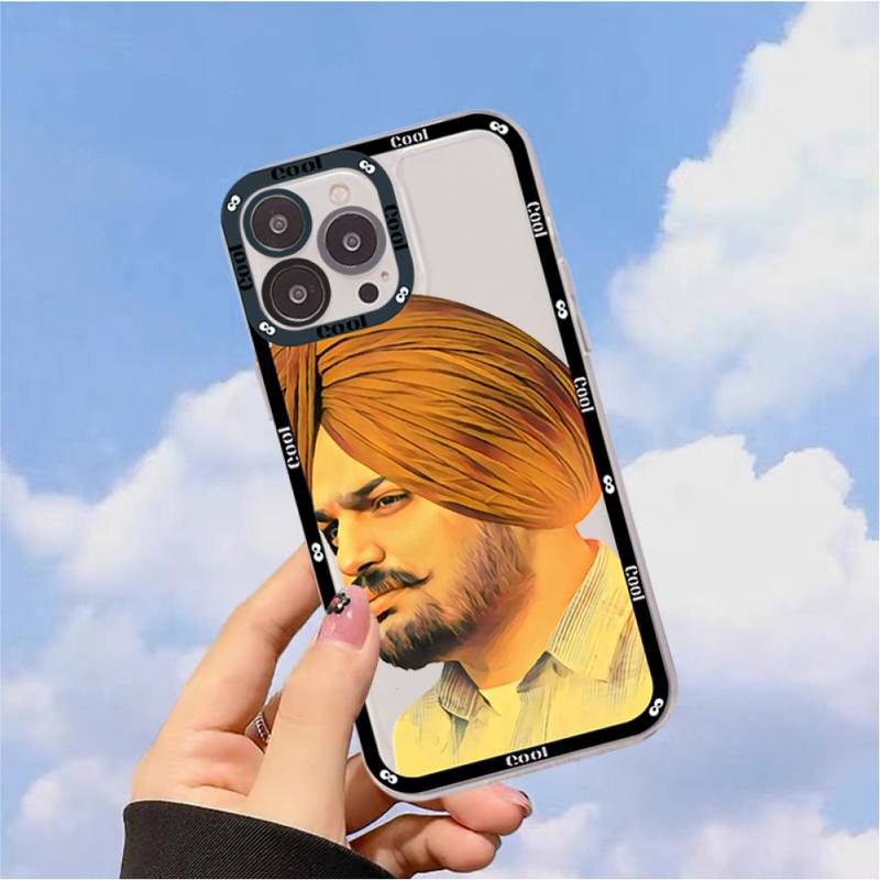 Sidhu moose wala Phone Case for iPhone 11 12 13 Mini Pro Max 14 Pro Max Case shell