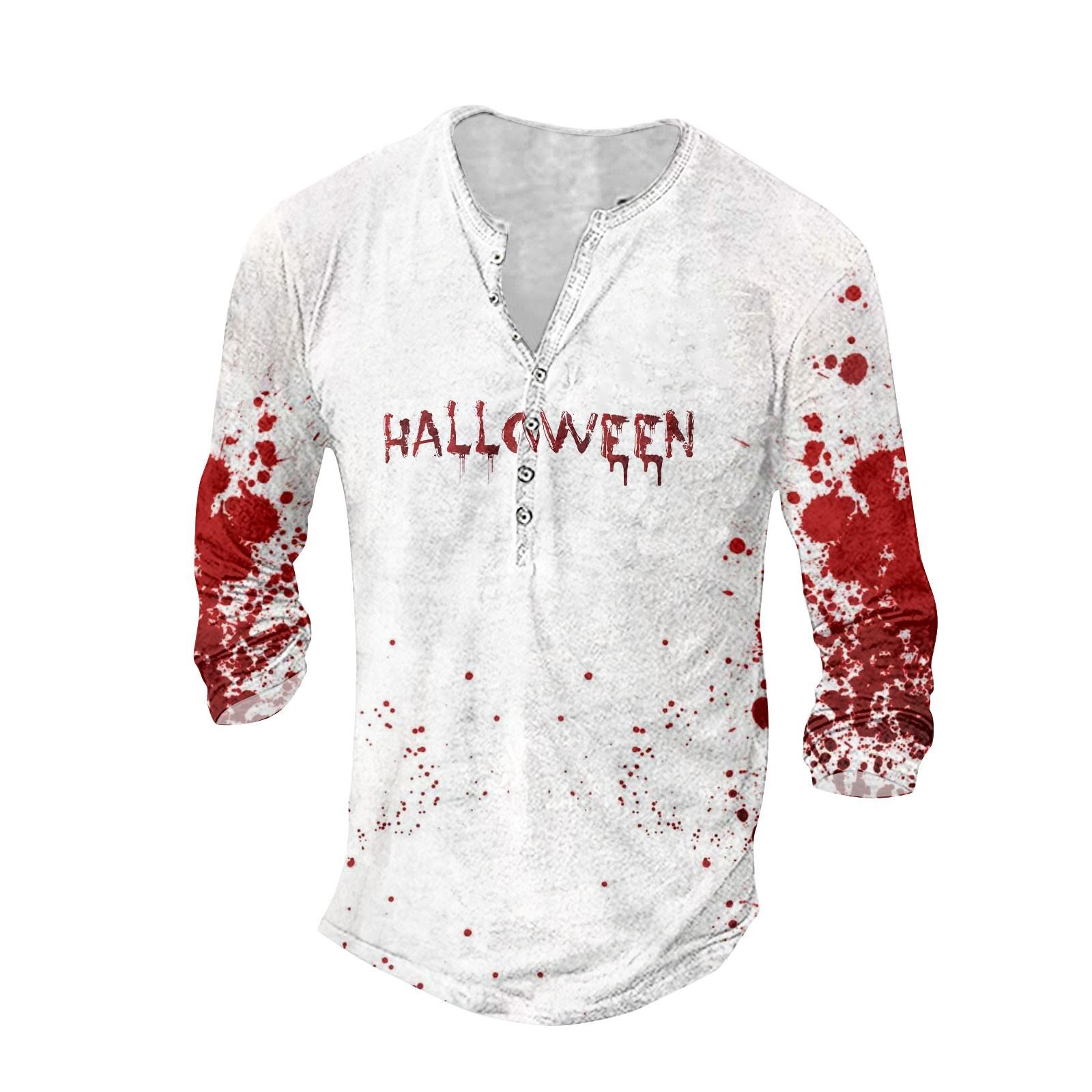 

Мужская футболка с принтом на открытом воздухе, свободный топ с длинными рукавами на пуговицах в стиле ретро XXXXXL