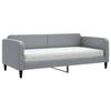 VidaXL Daybed with Mattress Light Grey 90x200 Cm Fabric 3196798