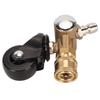 Car Wash   Wheel Adapter, Pressure Washer Joint Wheel, 1Celsius4\  Quick Connector, Unique Design for Car Bottom Cleaning, Brass,