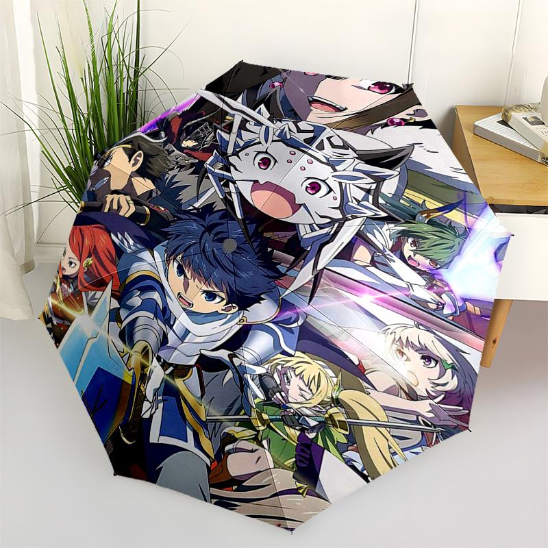 

1pc Anime Characters Outdoor Umbrella - Automatic Opening & Closing - Portable 3-Fold Design - 8-Rib Iron Frame - Perfect Gift for Fans, Traveler