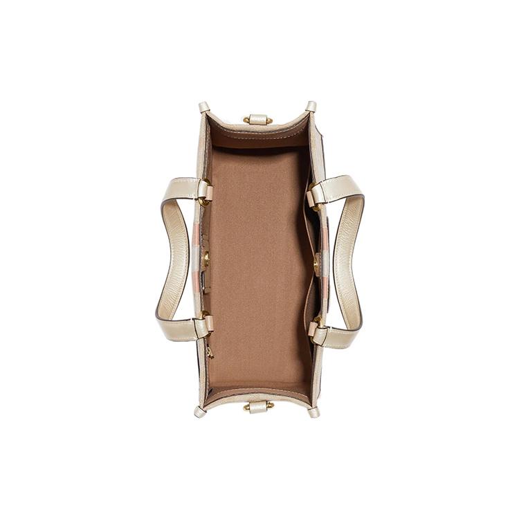 Coach Dempsey Fabric With Leather And Calfskin Tote Bag, Shopping Bag, Shoulder Bag, Crossbody Bag, Handbag Large
