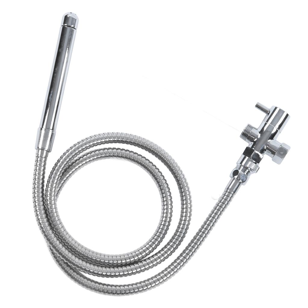 G1/2 Haushalts-Duschkonverterschlauch Edelstahl-Klistier-Aufsatzschlauch zur Körperreinigung