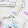 Cute Cartoon Bow Bag Expansion Buckle Creative Backpack Display Buckle Mountain Buckle Charm Transparent Bag Hanging Pendant