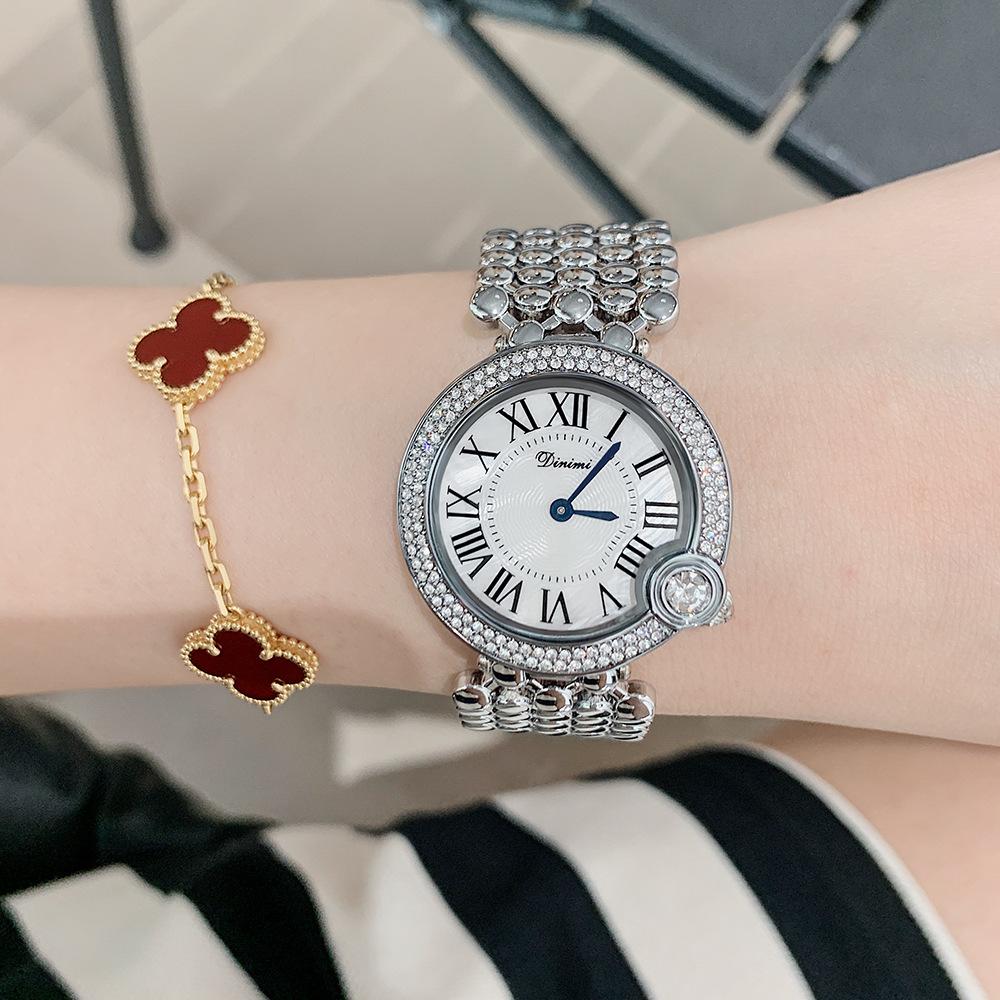 Women's Watch New Small Round Watch Temperament Watch Women's Ins Design Light Luxury Niche Women's Watch