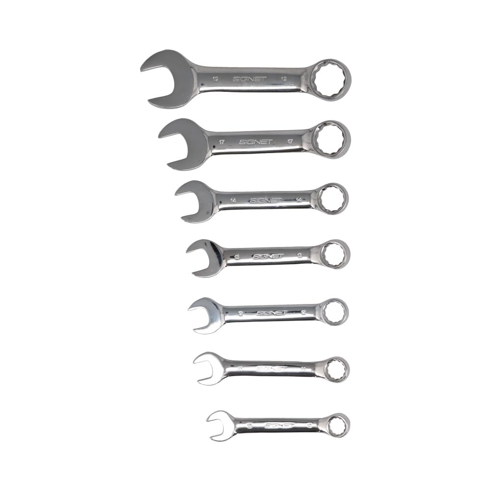SIGNET 7-Piece Stubby Combination Wrench Set (MM) 30377