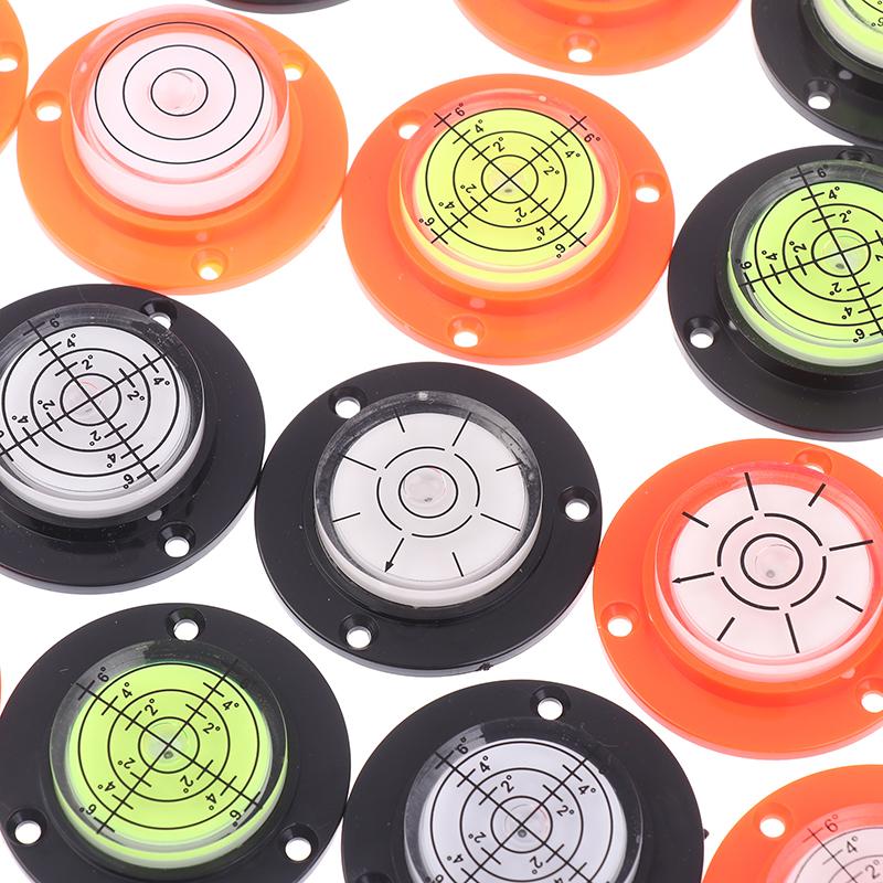 50*9/12/17Mm Round Horizontal Bubble Level High Precision Bubble Level Bulls Eye Horizontal Spirit Level For Desktop Wooden