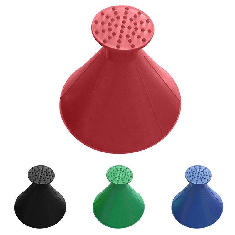 Ice Car Windshield Scraper Tool Cone Shaped Outdoor Round Funnel Remover Snow