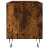 Record Cabinet Smoked Oak 85 x 38 x 48 cm Wood Based Panel