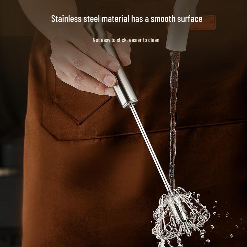 316 Stainless Steel Semi-Automatic Egg Beater