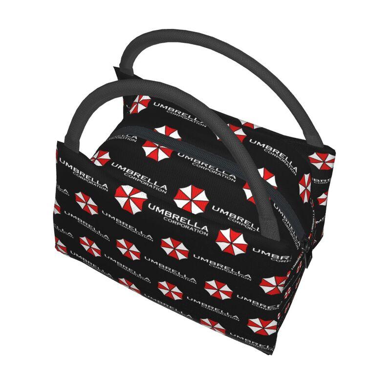 Umbrella Corporation Thermal Lunch Bag Portable Insulated Cooler Bento Bag for Picnic Work Travel Reusable Packed Lunch Box
