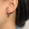 Minimalist Safety Pin Shape Lever Back Earrings for Women U-shaped Golden Plated Lock Pendant Pierced Earring Jewelry Gifts