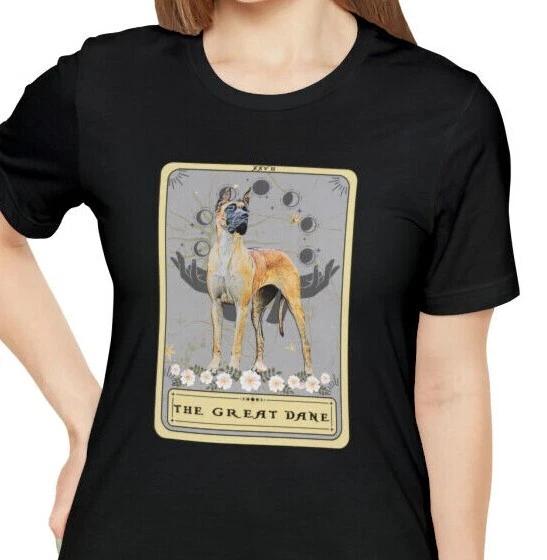 Great Dane Dog Shirt Great Dane Mom tShirt Great Dane Tarot Card Great Dane S