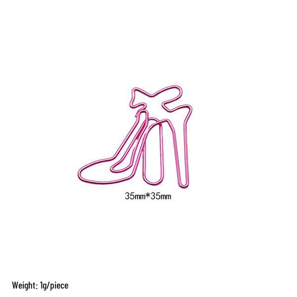 Electroplated Cartoon Insect & Plant Paper Clip Set for Organization